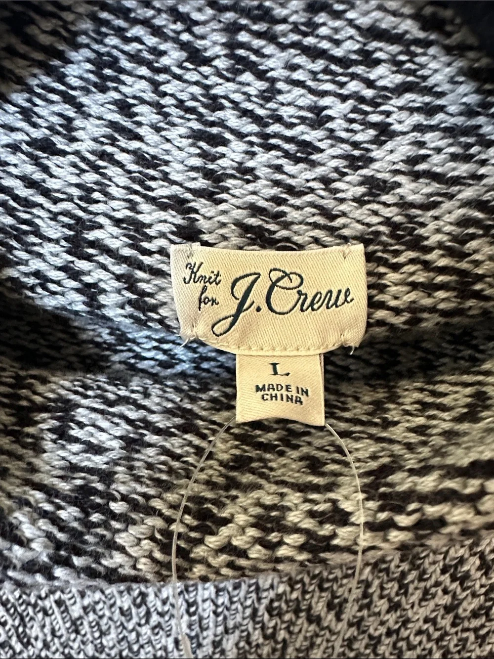 J. Crew Men’s Heritage marled cotton rollneck sweater sz large, NWT